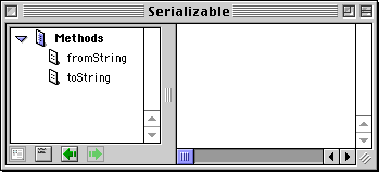 �N���X�E�C���^�[�t�F�[�X Serializable �̃E�B���h�E